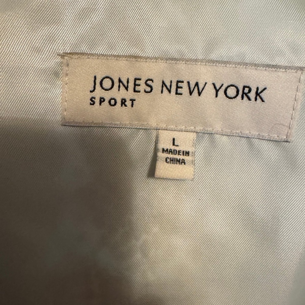 Jones New York Olive Green Snake Print Utility Jacket - Picture 2 of 5